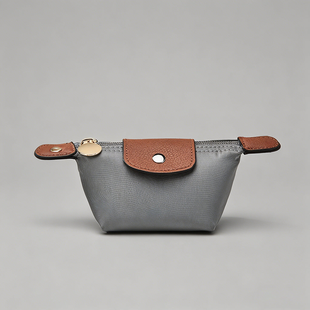 Mini Leather-Accent Coin Pouch - Shopdayla Wholesale - #3474