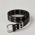 Punk Star Eyelet Belt - Shopdayla Wholesale - #4898