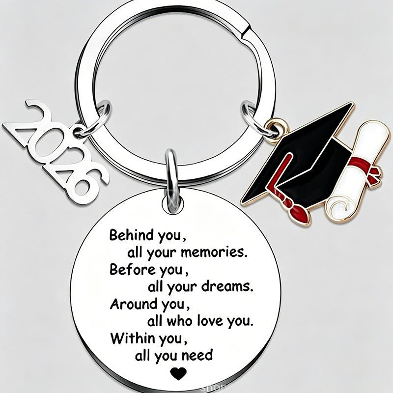 2026 Graduation Commemorative Keychain