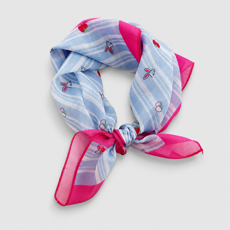 Simple Polka‑Dots Square Scarf - Shopdayla Wholesale - #6466