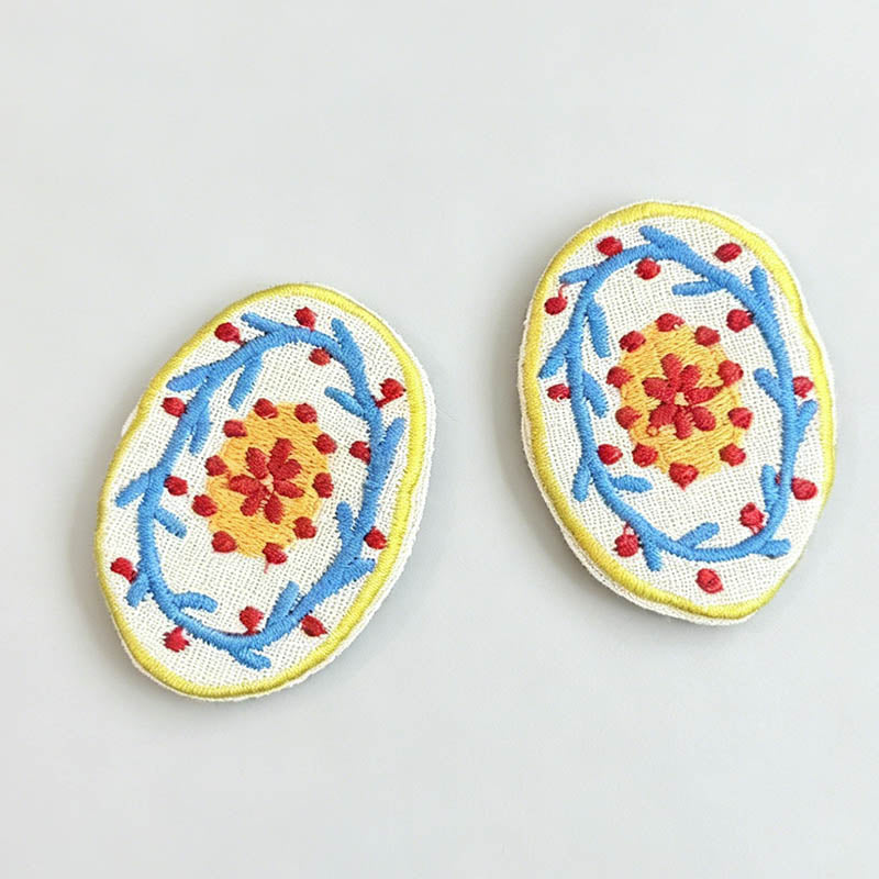 Embroidered Floral Bird Brooch - Shopdayla Wholesale - #5906