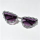 Silver Frame / Purple Lens / One Size