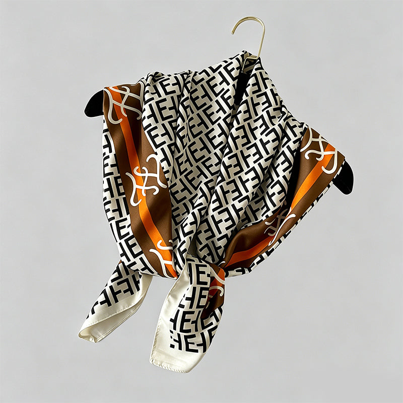 Animal‑Stripe Print Large Squa - Shopdayla Wholesale - #6834