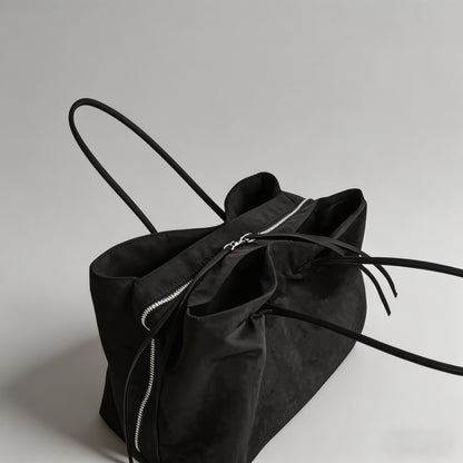 Solid Color Nylon Tote Bag - Shopdayla Wholesale - #3362