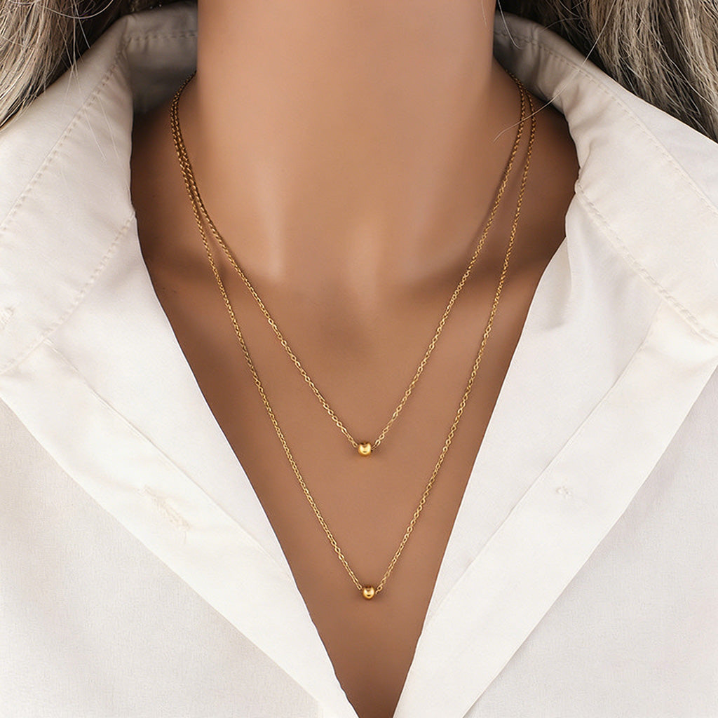 Ball Pendant Necklace - Shopdayla Wholesale - #7602