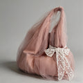 Tulle Mesh Tote Bag - Shopdayla Wholesale - #2034