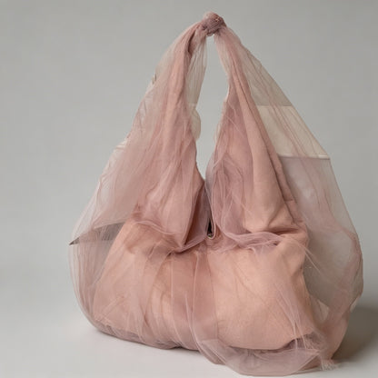 Tulle Mesh Tote Bag - Shopdayla Wholesale - #5874