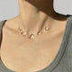 Five-Dewdrop Necklace / One Size
