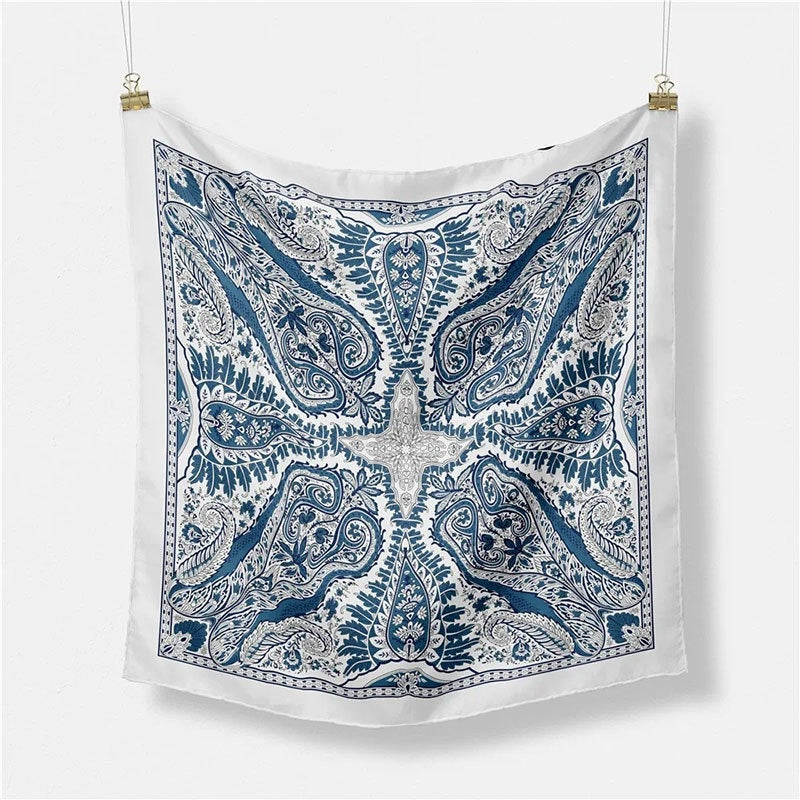 Vintage Paisley Print Square S - Shopdayla Wholesale - #5938