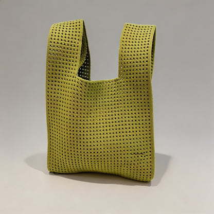 Hollow Out Knit Tote Bag - Shopdayla Wholesale - #4834