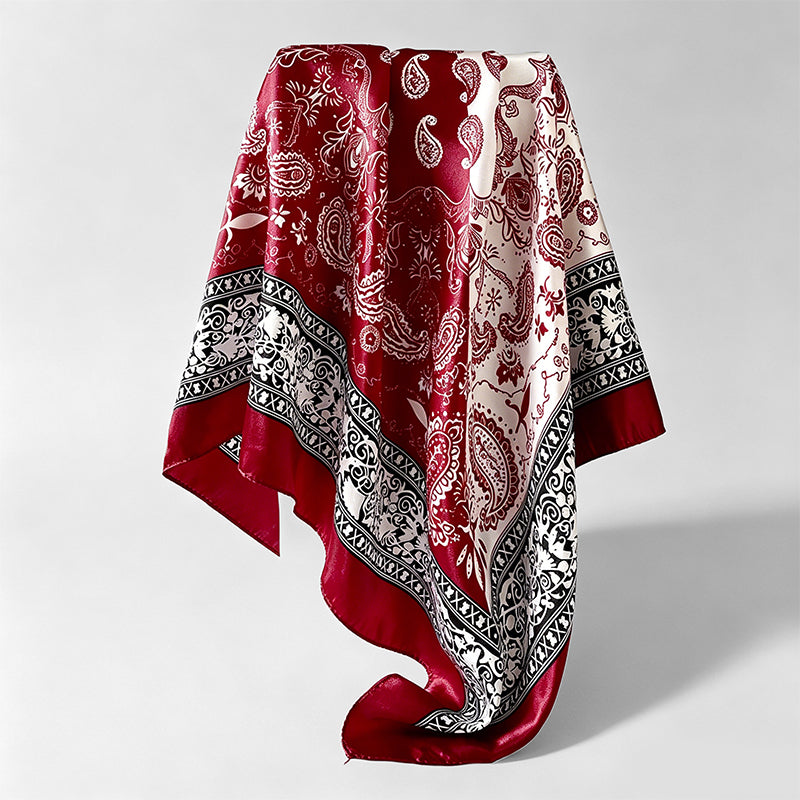 Retro Ethnic Paisley Print Lar - Shopdayla Wholesale - #0610