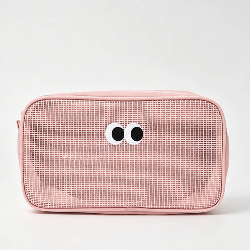 Mesh Makeup Bag Travel Toiletr - Shopdayla Wholesale - #9138