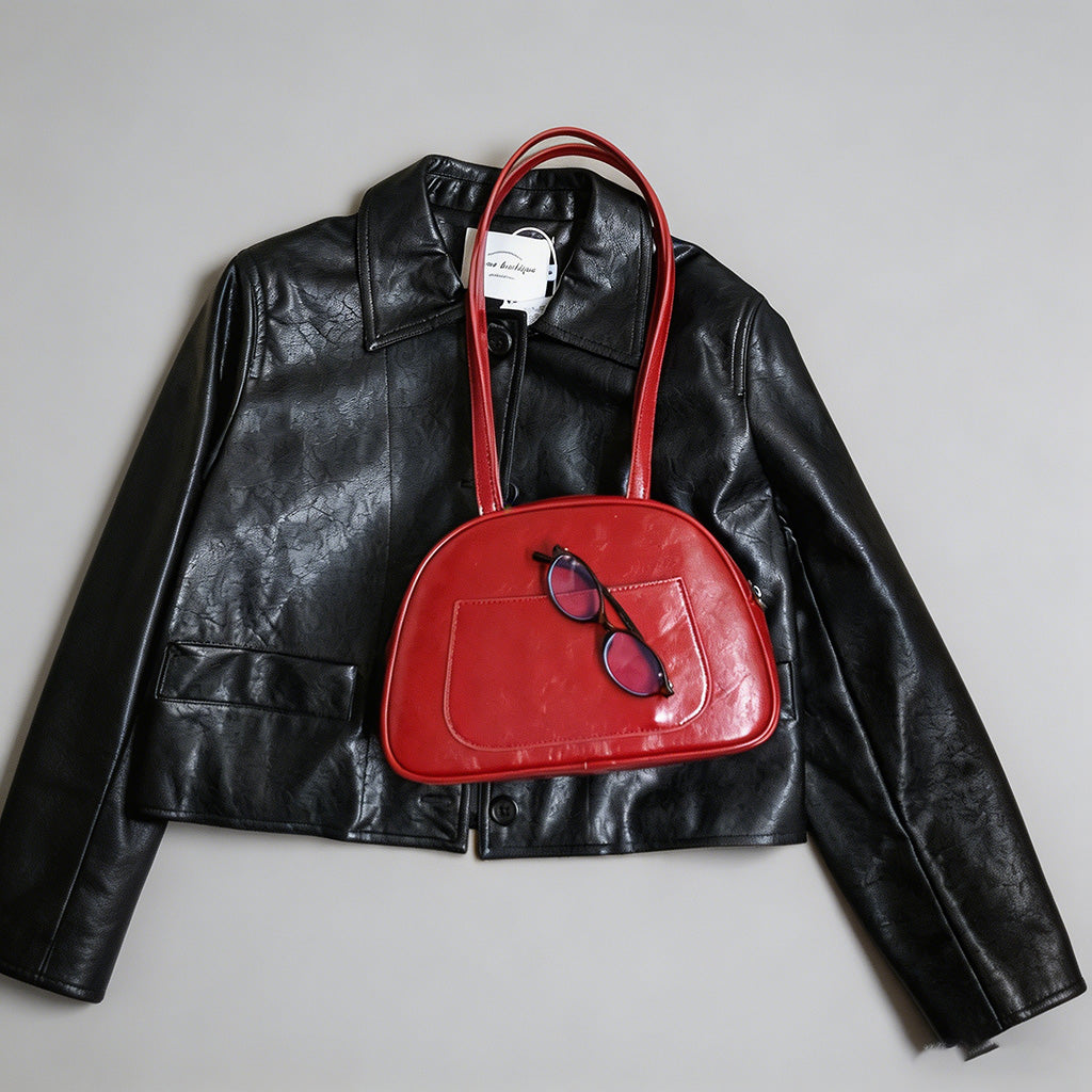Metallic Silver Shoulder Bag - Shopdayla Wholesale - #9106