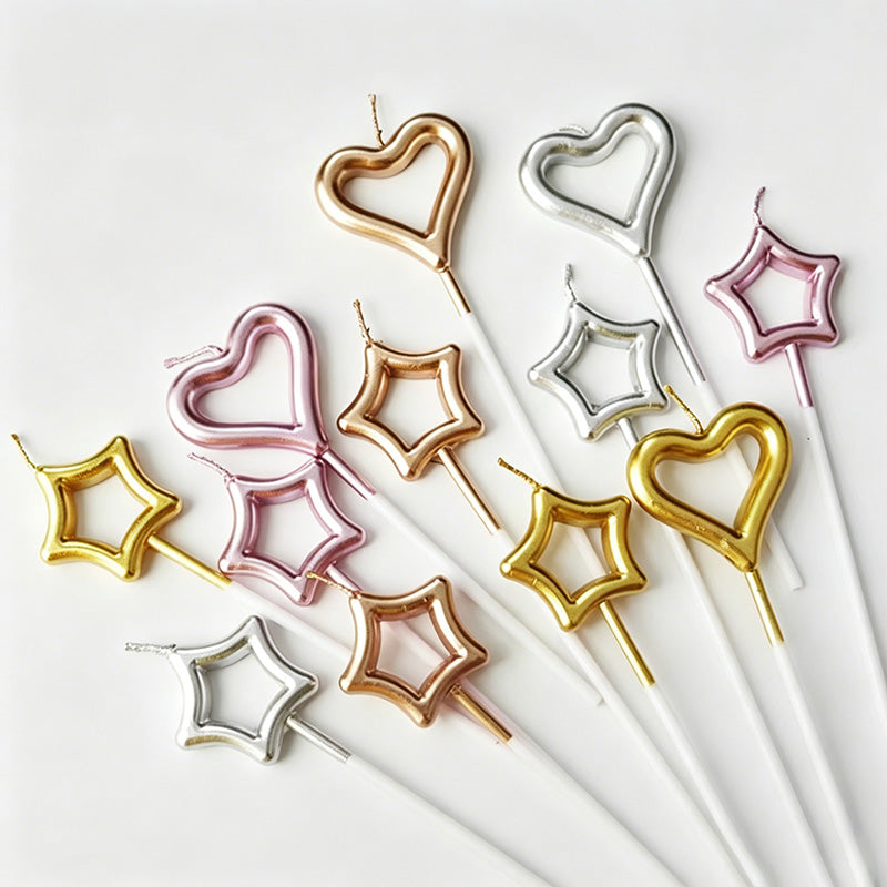 Hollow Heart & Star Birthday C - Shopdayla Wholesale - #1746