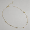Bubble CZ Station Necklace - Shopdayla Wholesale - #2946