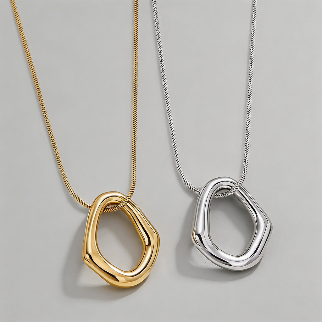 Irregular Open Geometric Snake - Shopdayla Wholesale - #7506