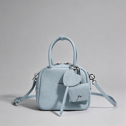 Boston-Style Mini Leather Bag - Shopdayla Wholesale - #6306