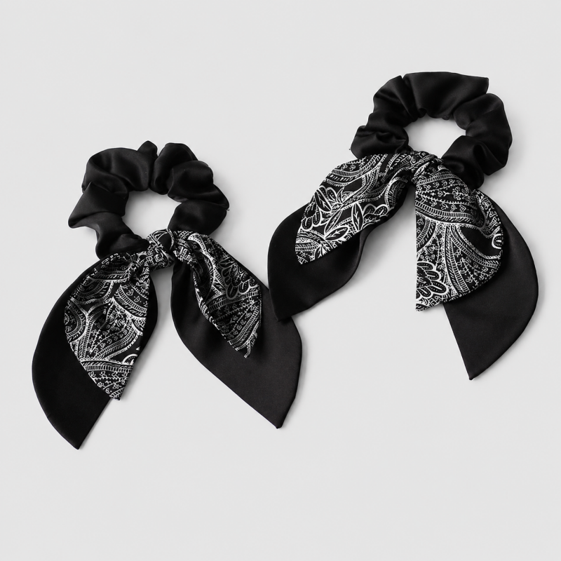 Retro Floral Streamer Bow Tie - Shopdayla Wholesale - #1682