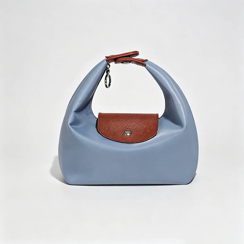 Simple Dumpling‑Shaped Hobo ba - Shopdayla Wholesale - #0626