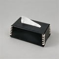 Leather Stitch Tissue Box Cove - Shopdayla Wholesale - #2130