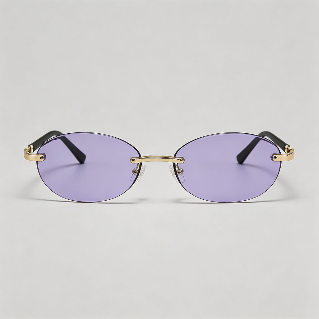 Rimless Oval Sunglasses - Shopdayla Wholesale - #8642