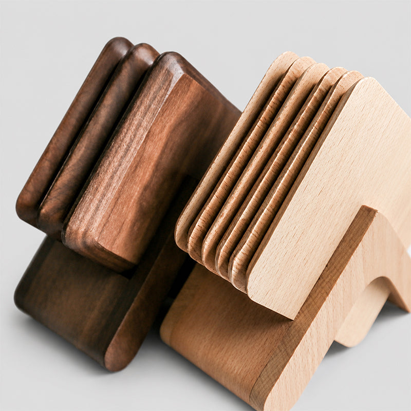 Wooden Coaster Stand - Shopdayla Wholesale - #1362