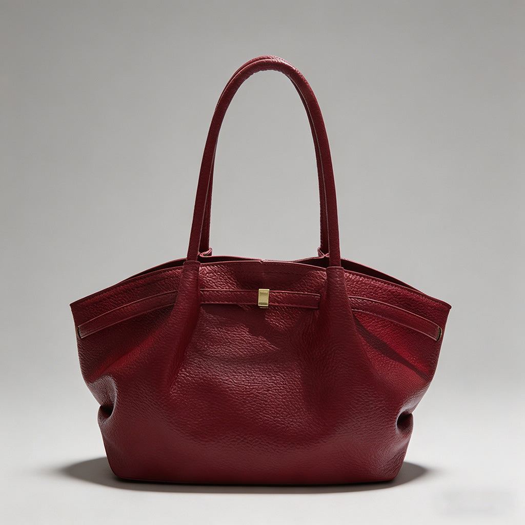 Minimalist Lychee Texture Tote - Shopdayla Wholesale - #1746