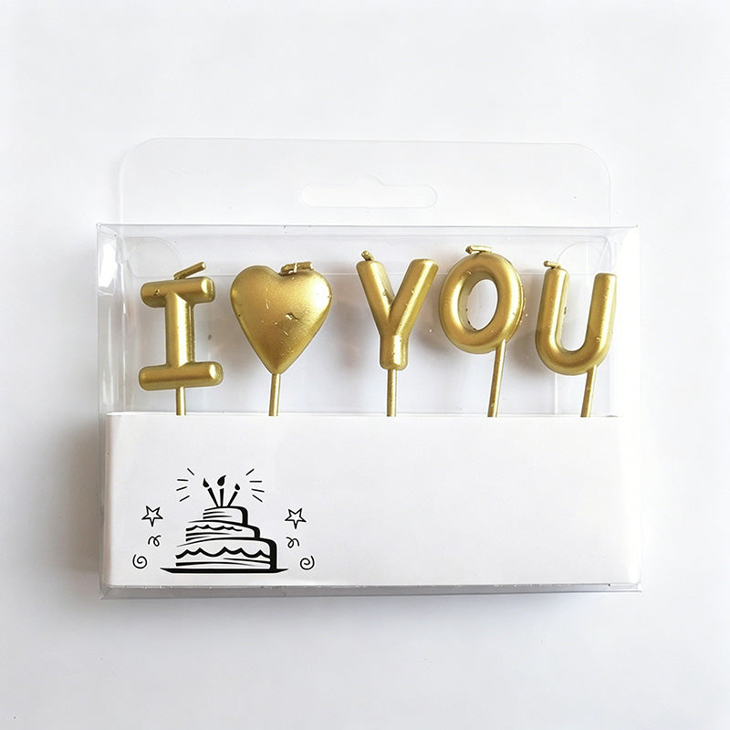Romantic "I Love You" & Heart/ - Shopdayla Wholesale - #9362