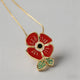 Gold-Floral / One Size