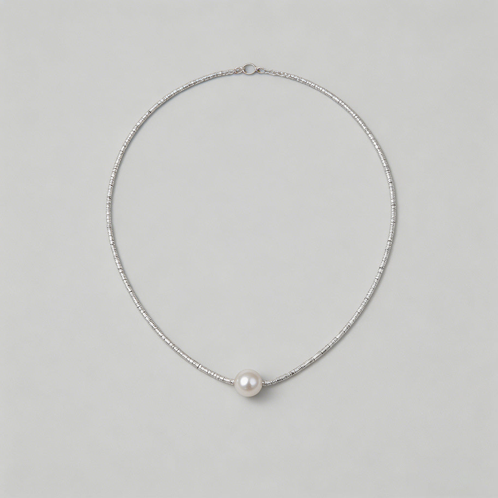 Sparkle Chain Pearl Pendant La - Shopdayla Wholesale - #0866