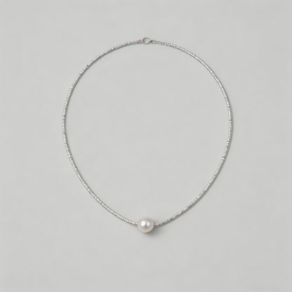 Sparkle Chain Pearl Pendant La - Shopdayla Wholesale - #0866