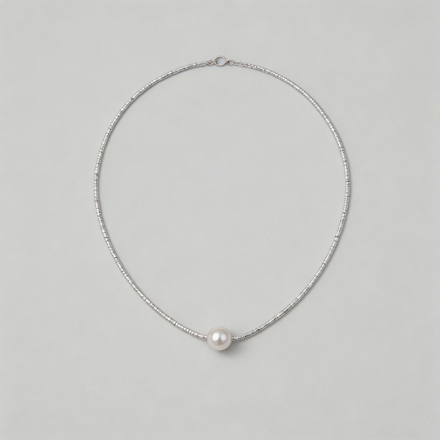 Sparkle Chain Pearl Pendant La - Shopdayla Wholesale - #0866