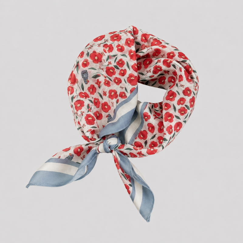 Ditsy Polka‑Dot Print Square S - Shopdayla Wholesale - #6162