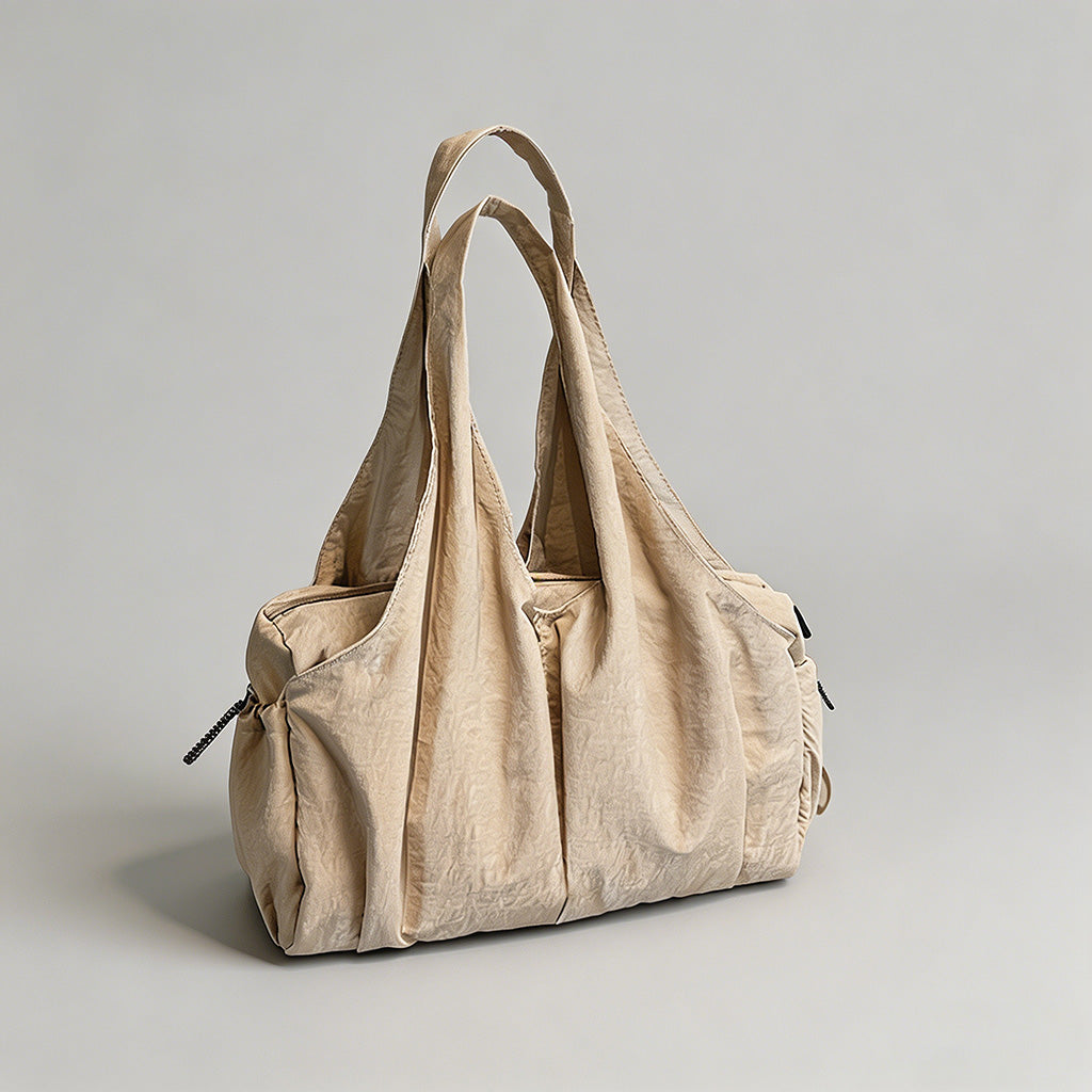 Nylon Slouchy Tote Bag - Shopdayla Wholesale - #1778