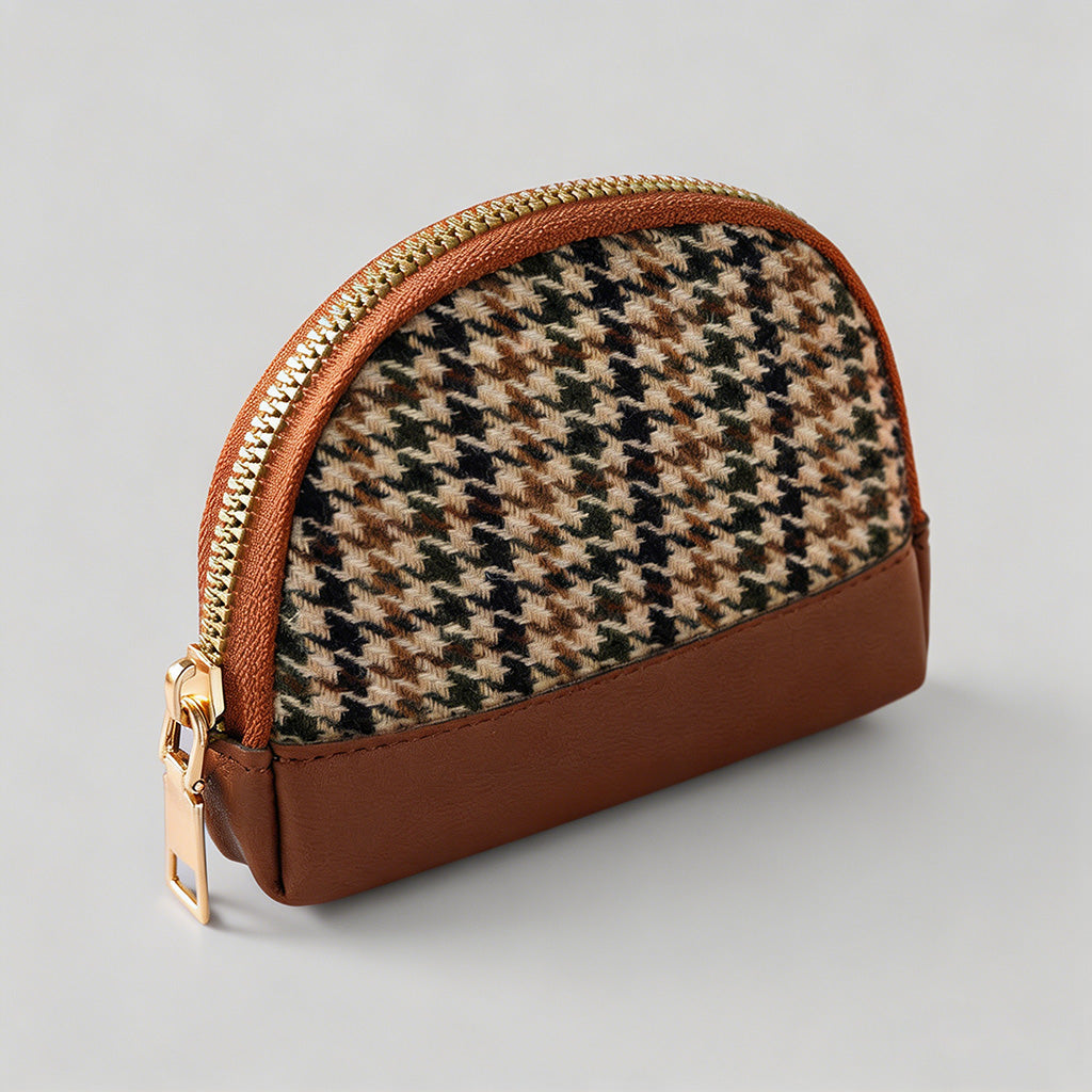 Elegant Plaid Mini Pouch - Shopdayla Wholesale - #6866