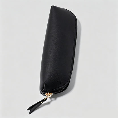 Faux Leather Pencil Case