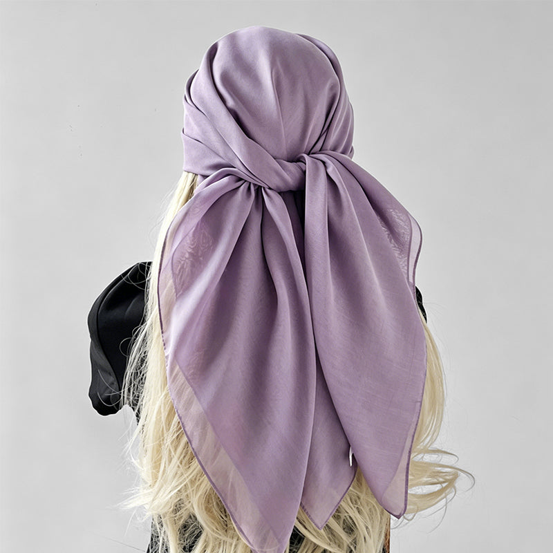 Solid Color Colyester Square S - Shopdayla Wholesale - #3666