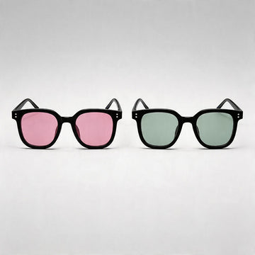 Black Frame Square Sunglasses