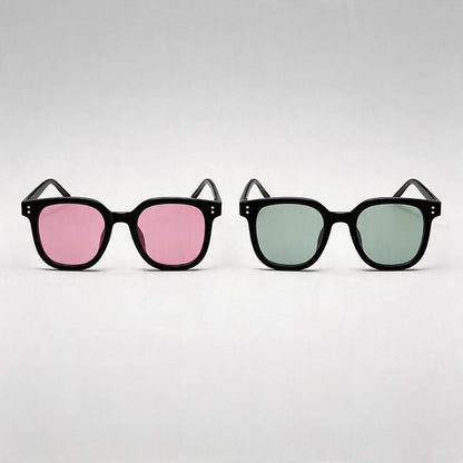 Black Frame Square Sunglasses - Shopdayla Wholesale - #3986