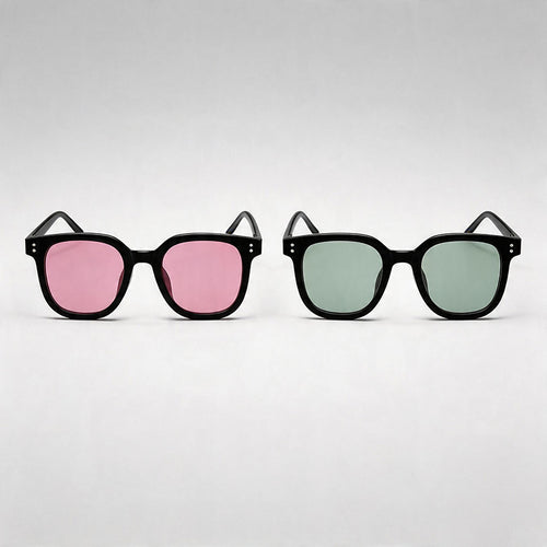 Black Frame Square Sunglasses - Shopdayla Wholesale - #3986