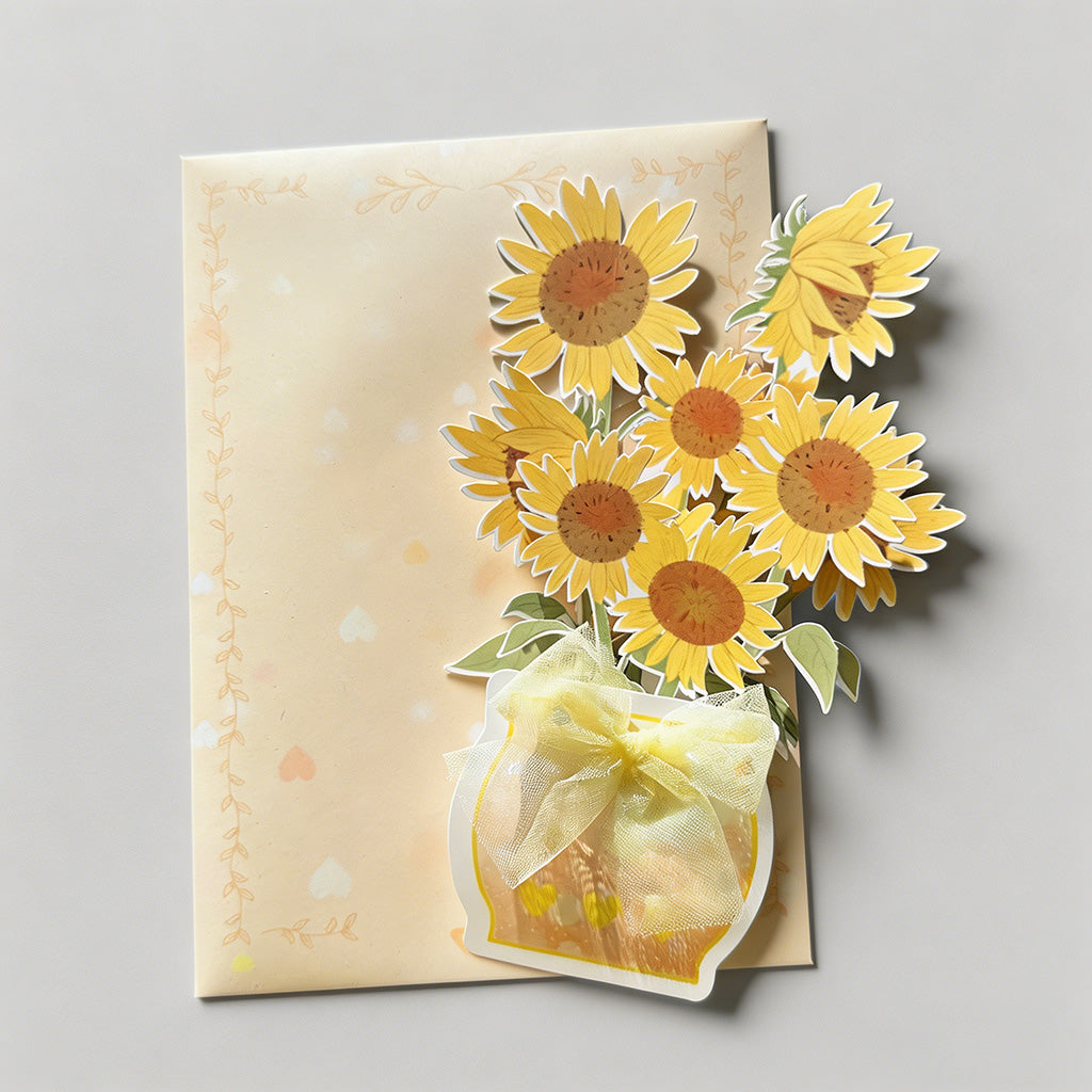 3D Pop-Up Flower Greeting Card - Shopdayla Wholesale - #9170