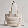 Quilted Multi-Pocket Tote Bag - Shopdayla Wholesale - #6626