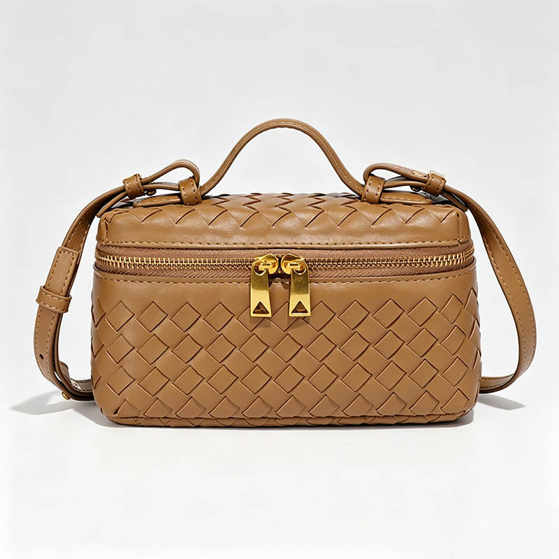 Hand‑Woven Box‑Style Crossbody - Shopdayla Wholesale - #3154