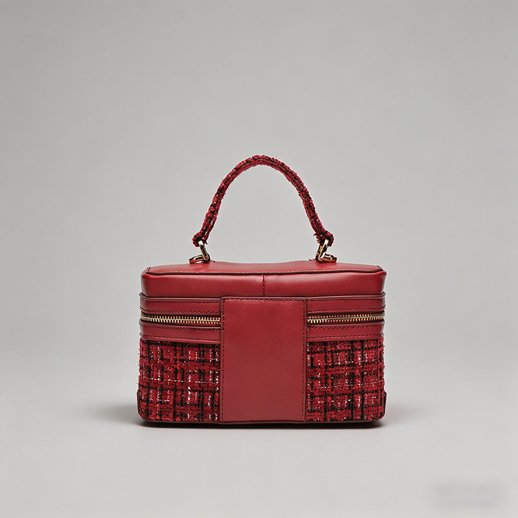 Tweed Vanity Case Crossbody Ba - Shopdayla Wholesale - #4226
