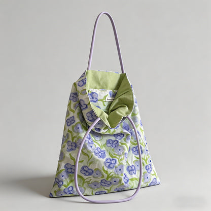 Reversible Floral Print Canvas - Shopdayla Wholesale - #3282