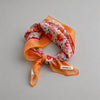Orange and Red Floral / One Size