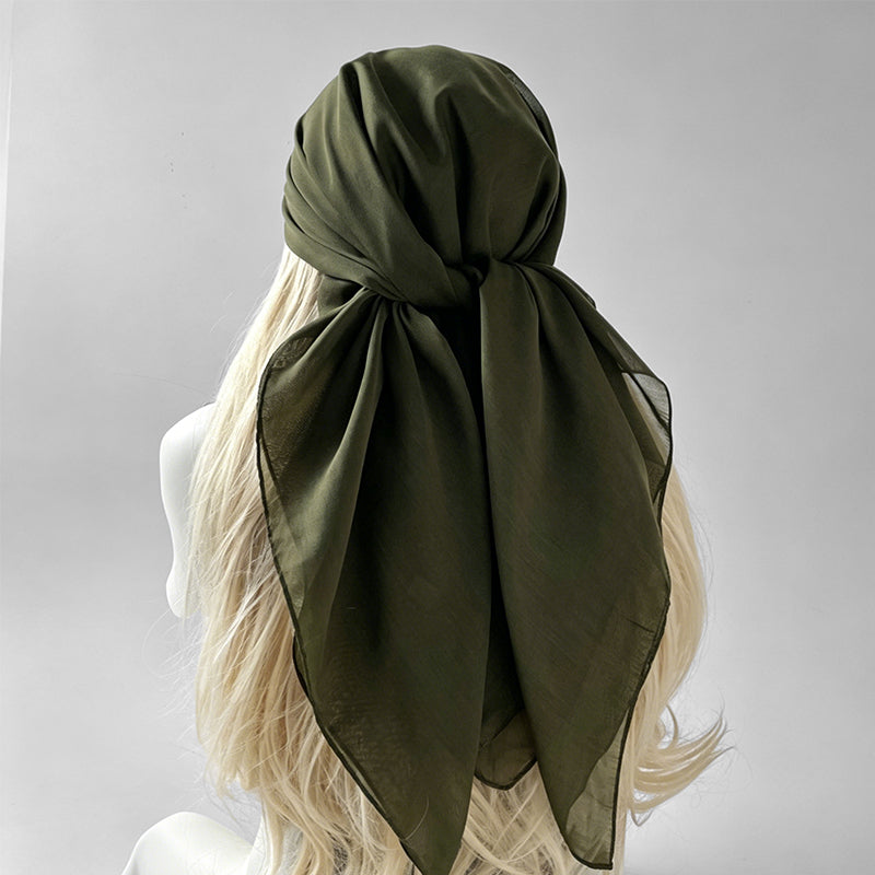 Solid Color Colyester Square S - Shopdayla Wholesale - #4114