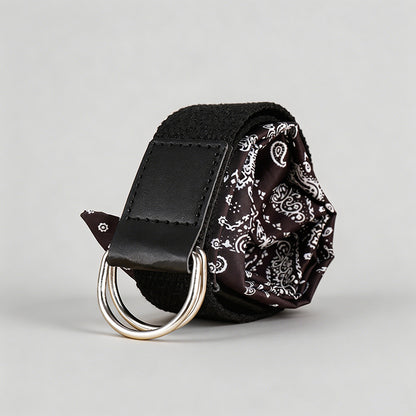 Canvas Scarf D-Ring Belt - Shopdayla Wholesale - #6834