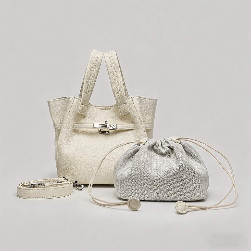 Mini Tote Bucket Crossbody Bag - Shopdayla Wholesale - #1106