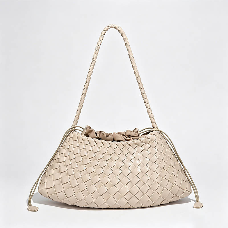 Hand‑Woven Drawstring Hobo Und - Shopdayla Wholesale - #4866
